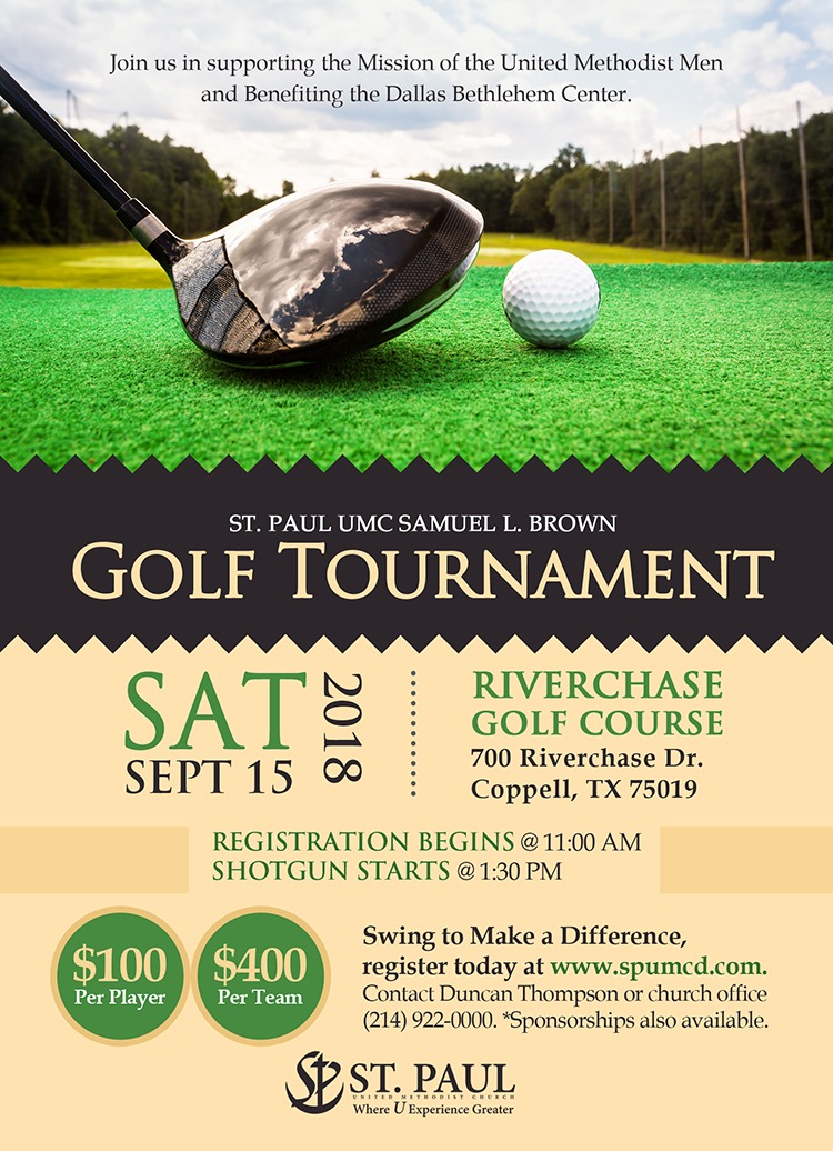 St. Paul golf tournament flyer